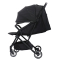 Cochecito doble plegable para bebé, doble, para niños, jogger, cochecito infantil de viaje, color negro